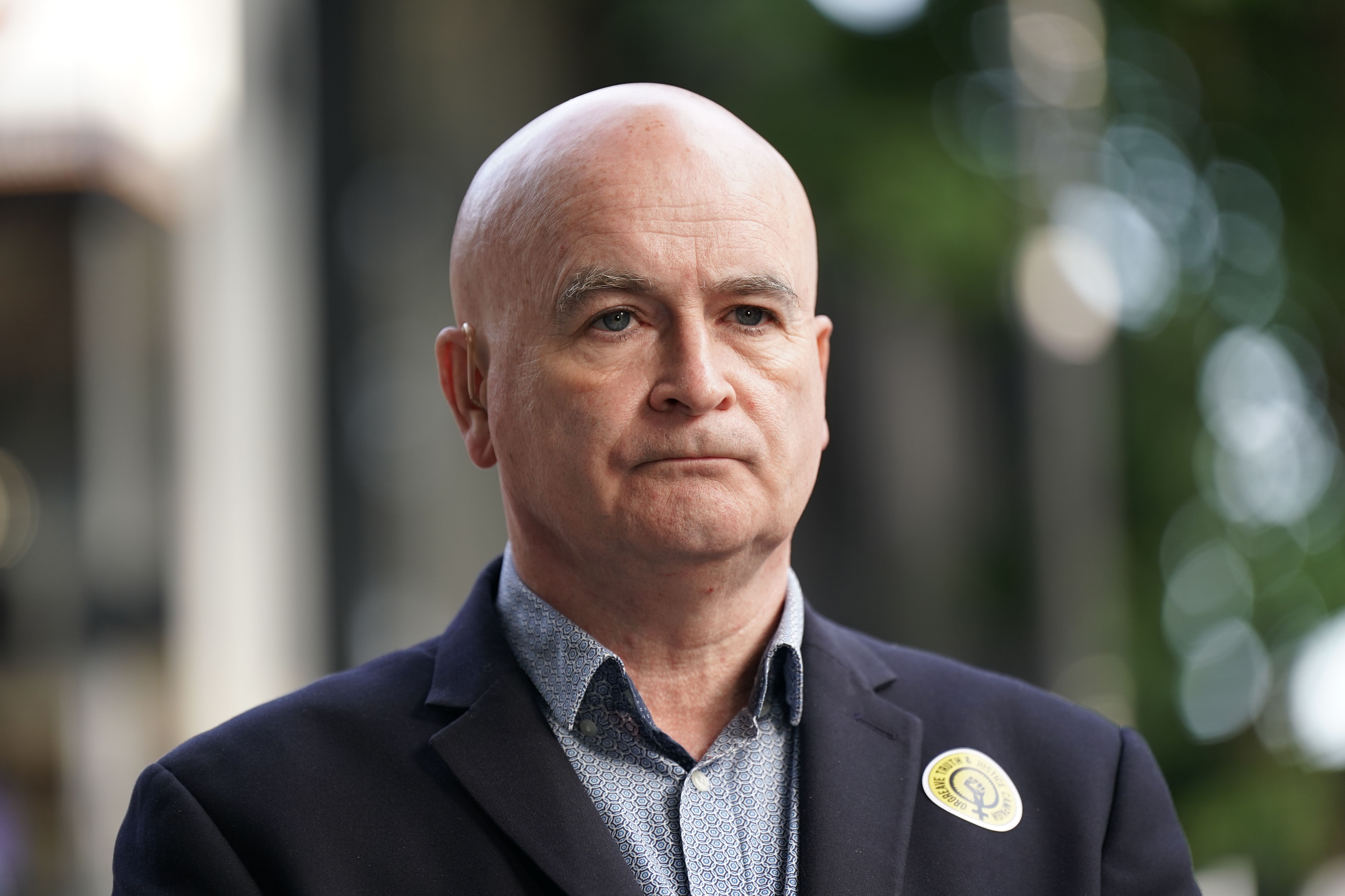 Mick Lynch, general secretary of the Rail, Maritime and Transport union (RMT)