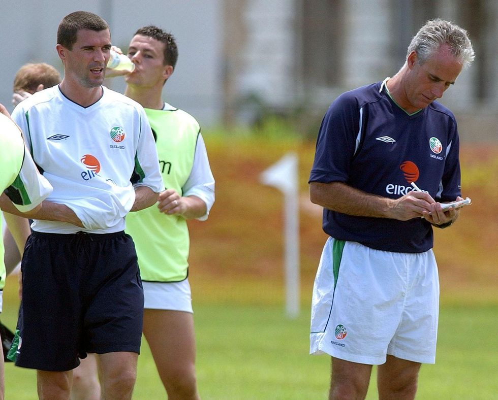Mick McCarthy infamously fell out with Roy Keane prior to the 2002 World Cup