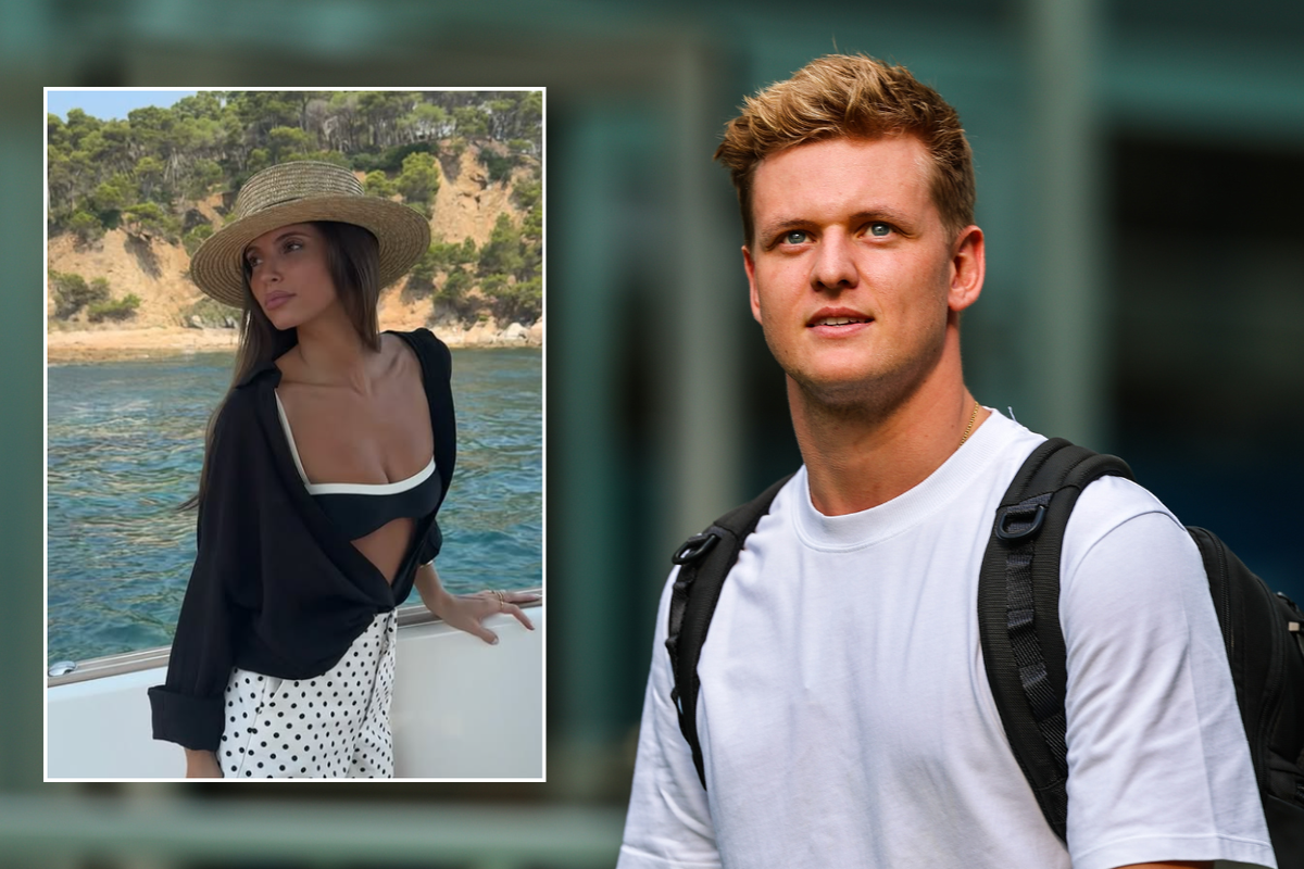 Mick Schumacher and Clara Ramos