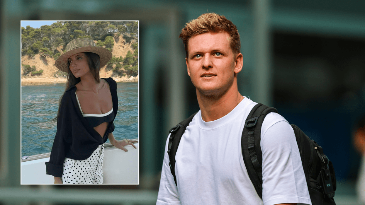 Mick Schumacher and Clara Ramos