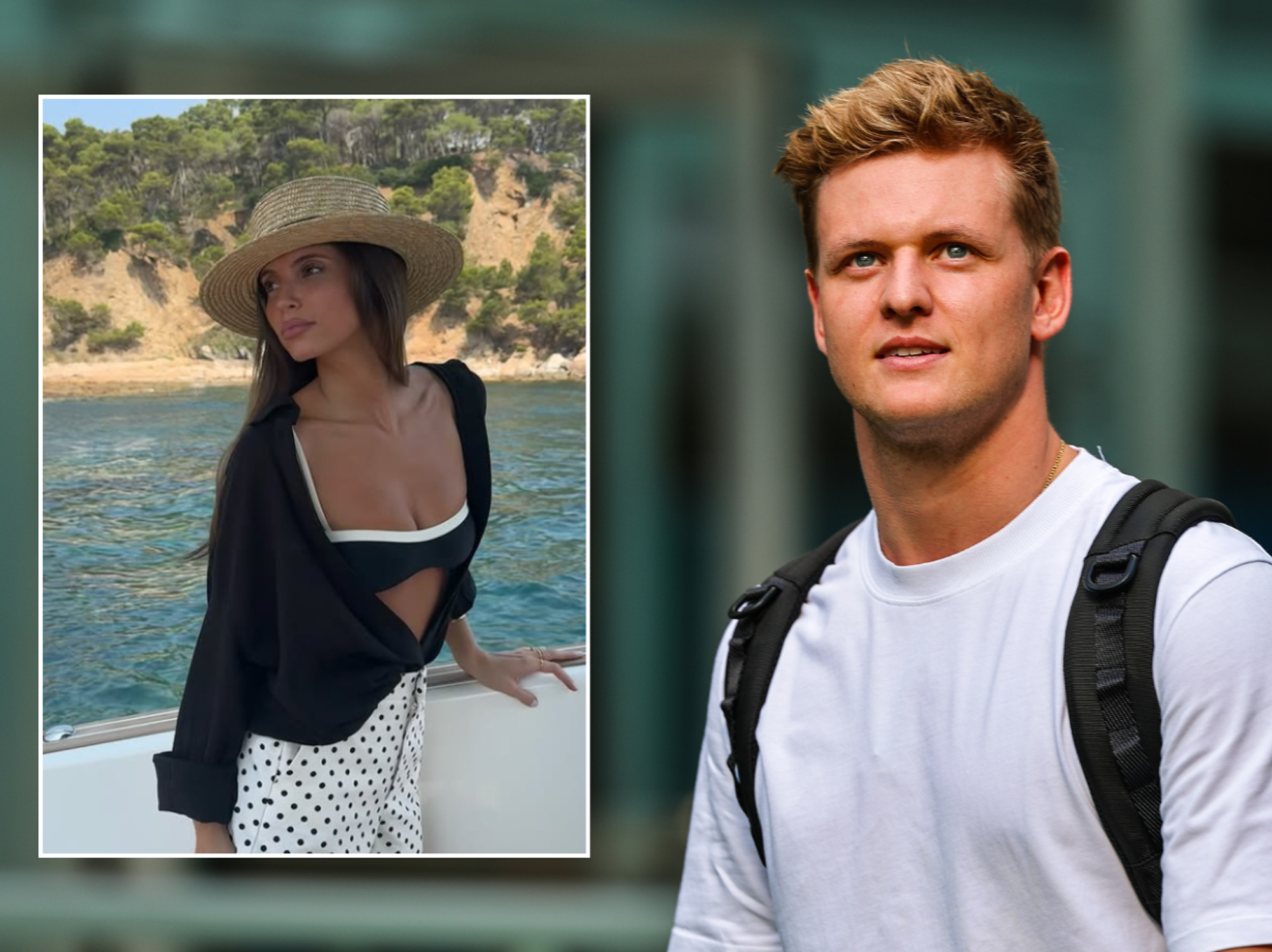 Mick Schumacher and Clara Ramos