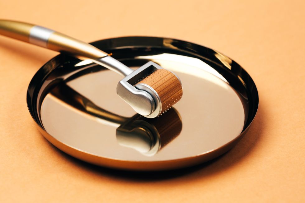 microneedling tool stock image