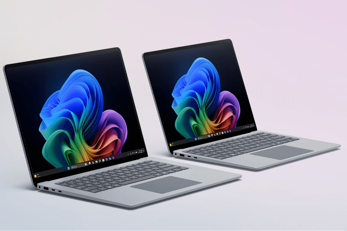 Microsoft surface laptop pictured running the new version of windows 11 in the 13-inch and 15-inch model