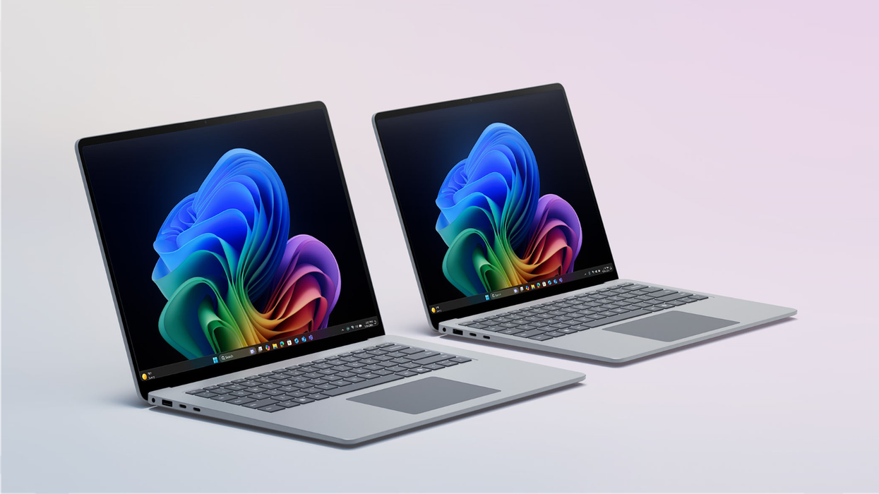 Microsoft surface laptop pictured running the new version of windows 11 in the 13-inch and 15-inch model