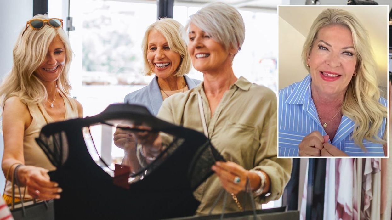 Middle-aged women clothes shopping / Deirdre Nicholas