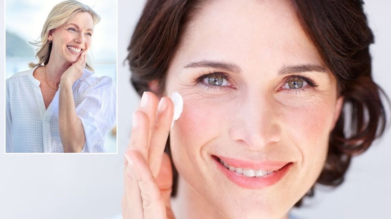 Middle-aged-women with beautiful skin