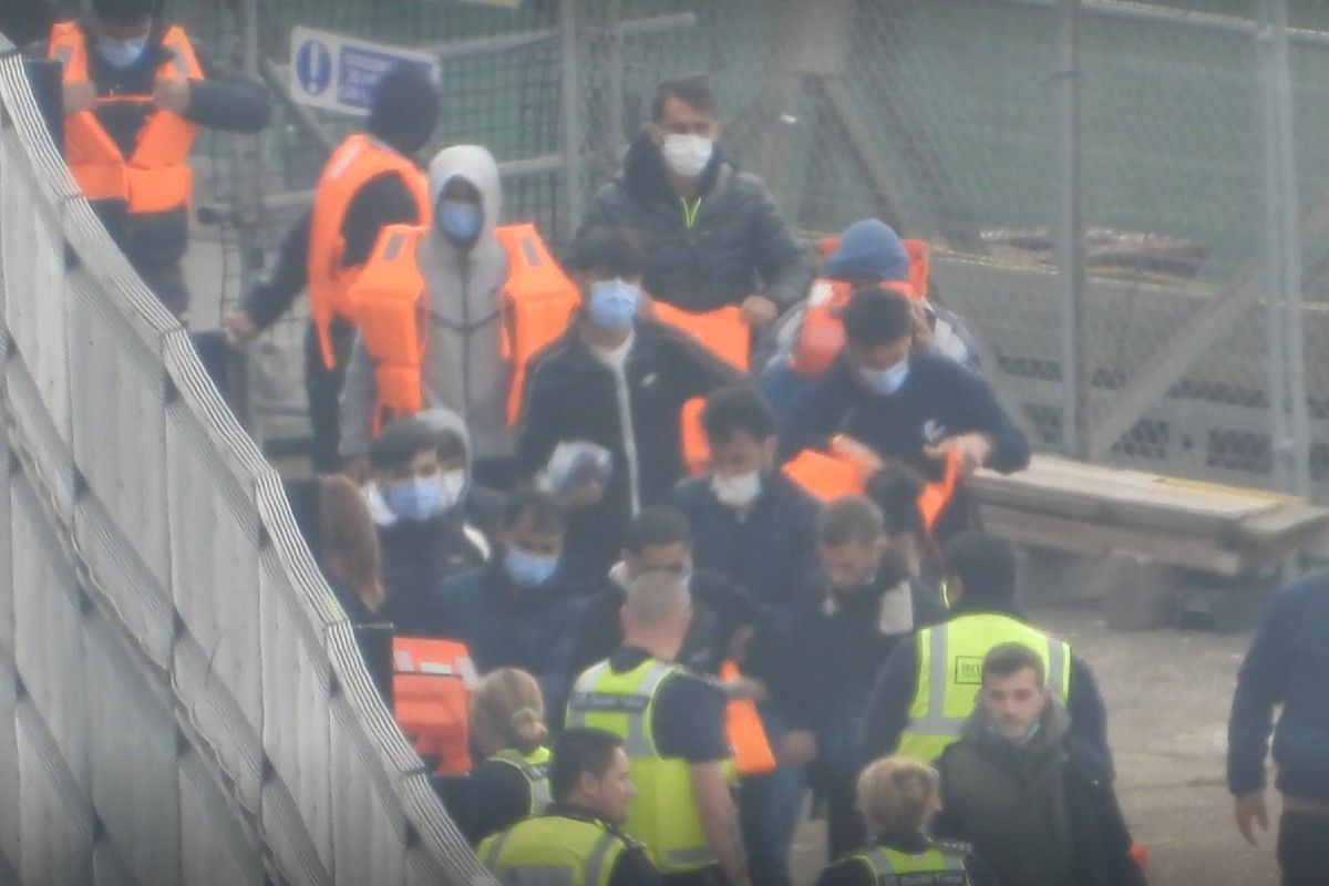 ​Migrant arrivals at Dover