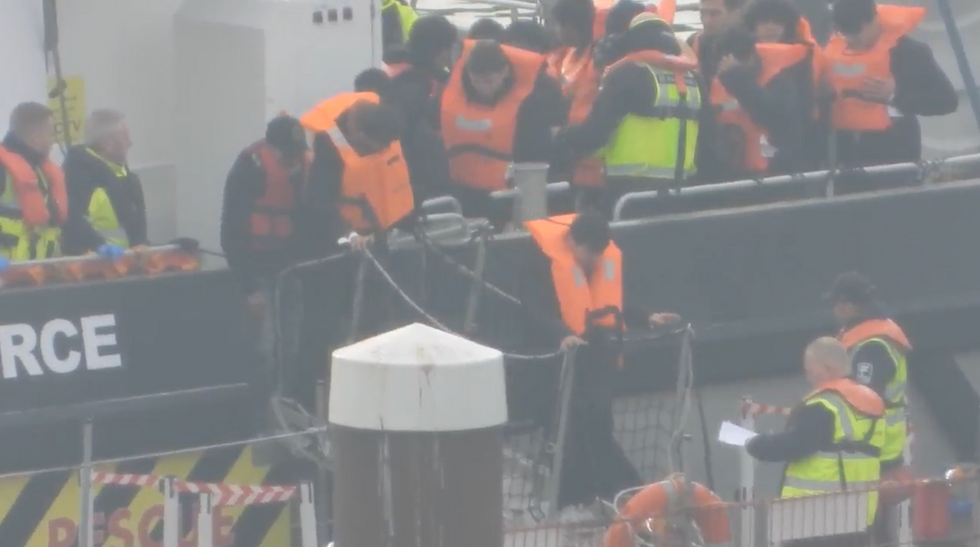 Migrant arrivals in Dover