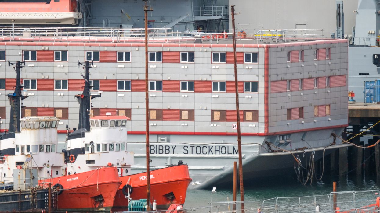 Migrant barge Bibby Stockholm