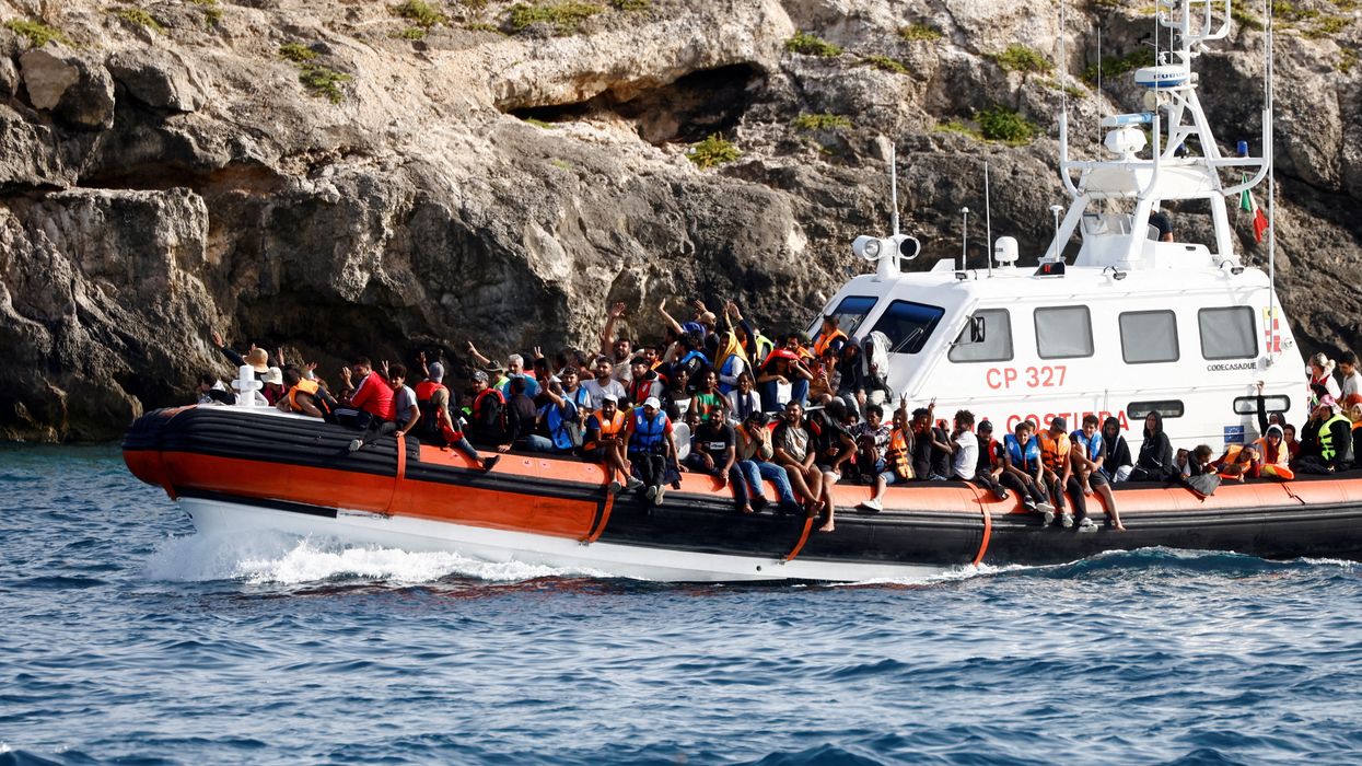 Migrant boat arrivals on Lampedusa