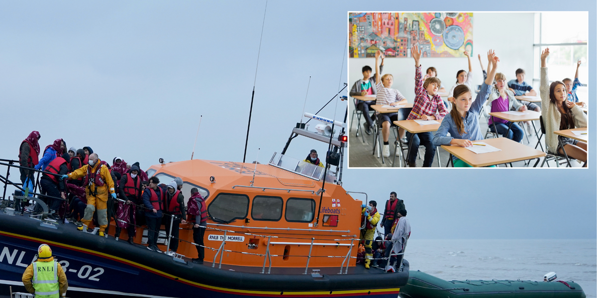 NextImg:School children in Wales taught to plot illegal migrant routes from Syria to the UK during class - 'Anti-British propaganda!'