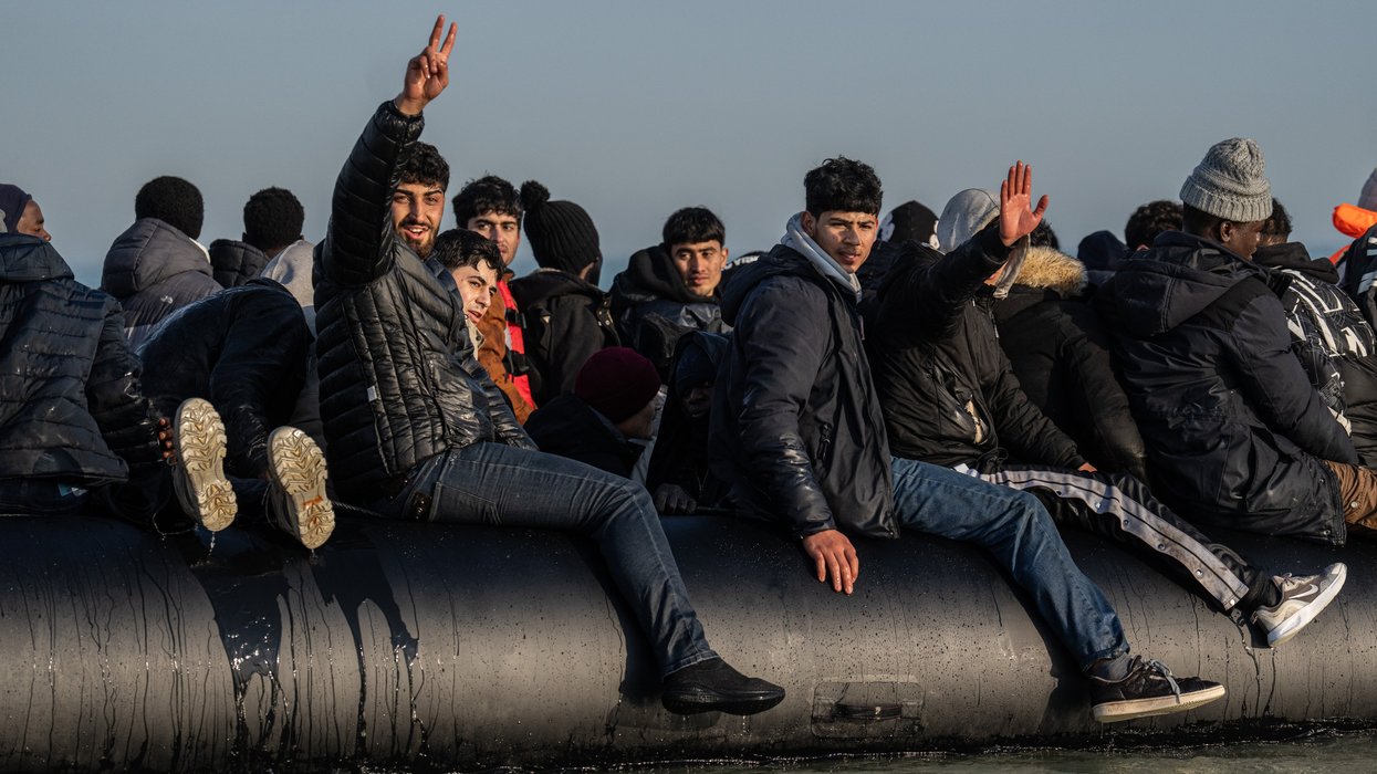 Migrant boat crossing