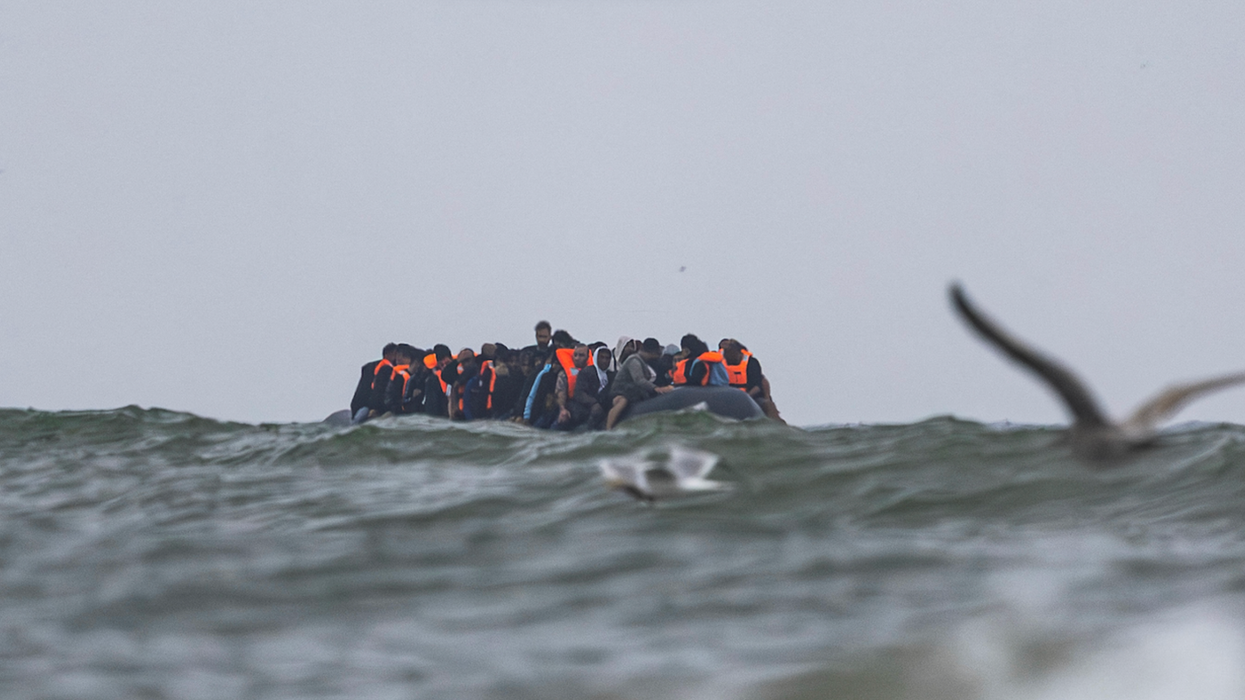 Migrant boat crossing