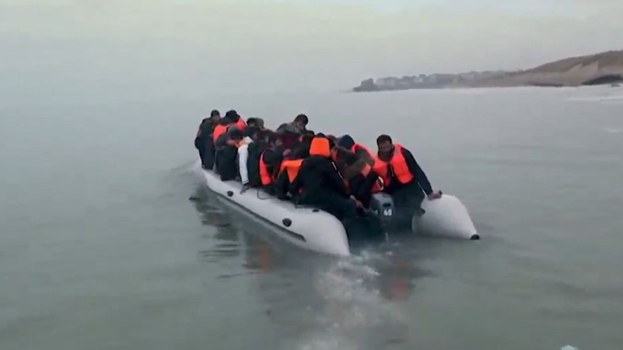 Migrant boat trying to reach UK