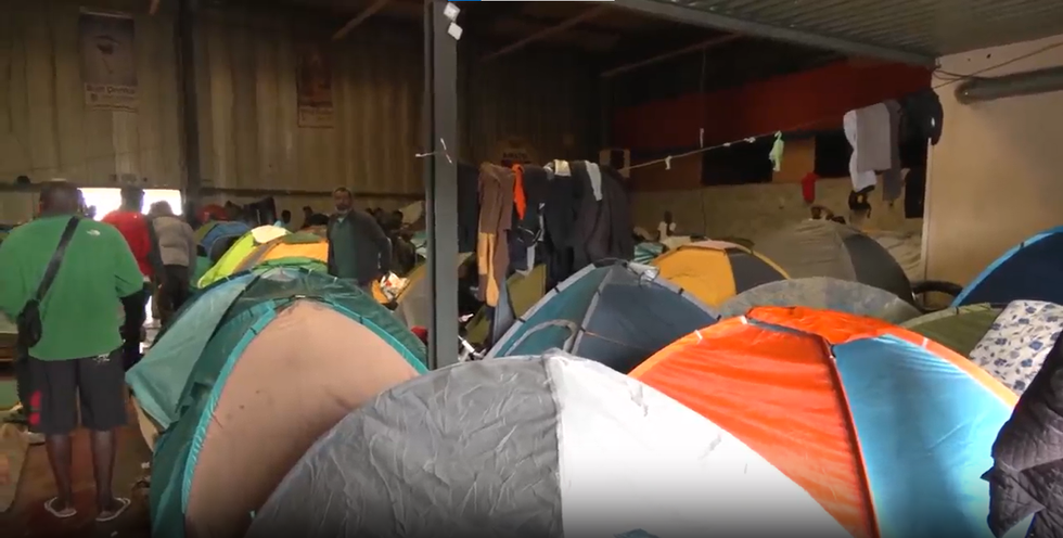 Migrant camp Calais