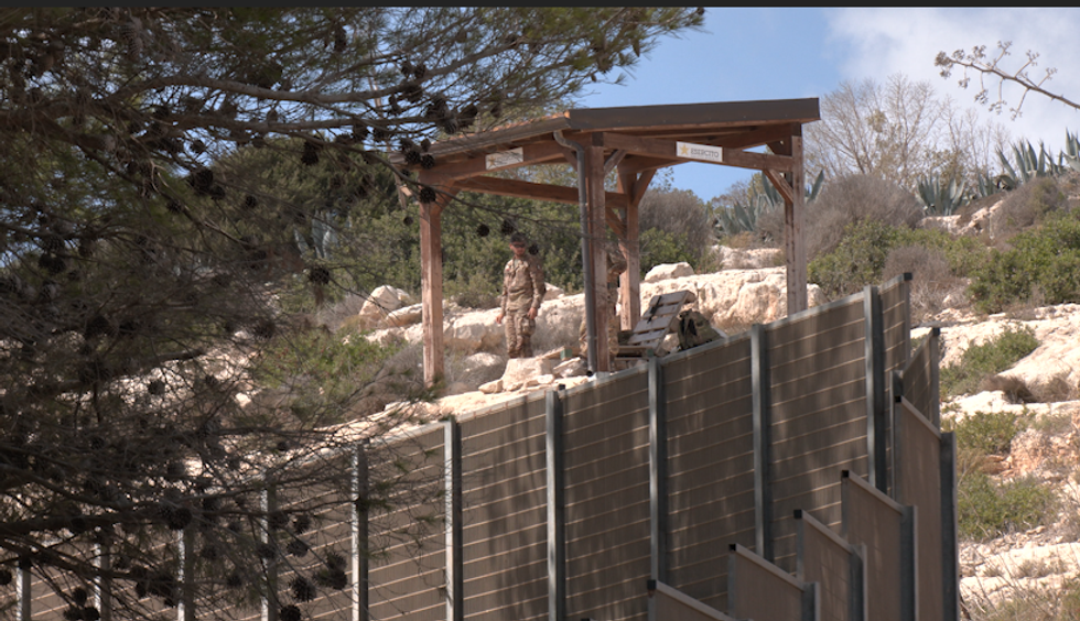 Migrant centre in Lampedusa