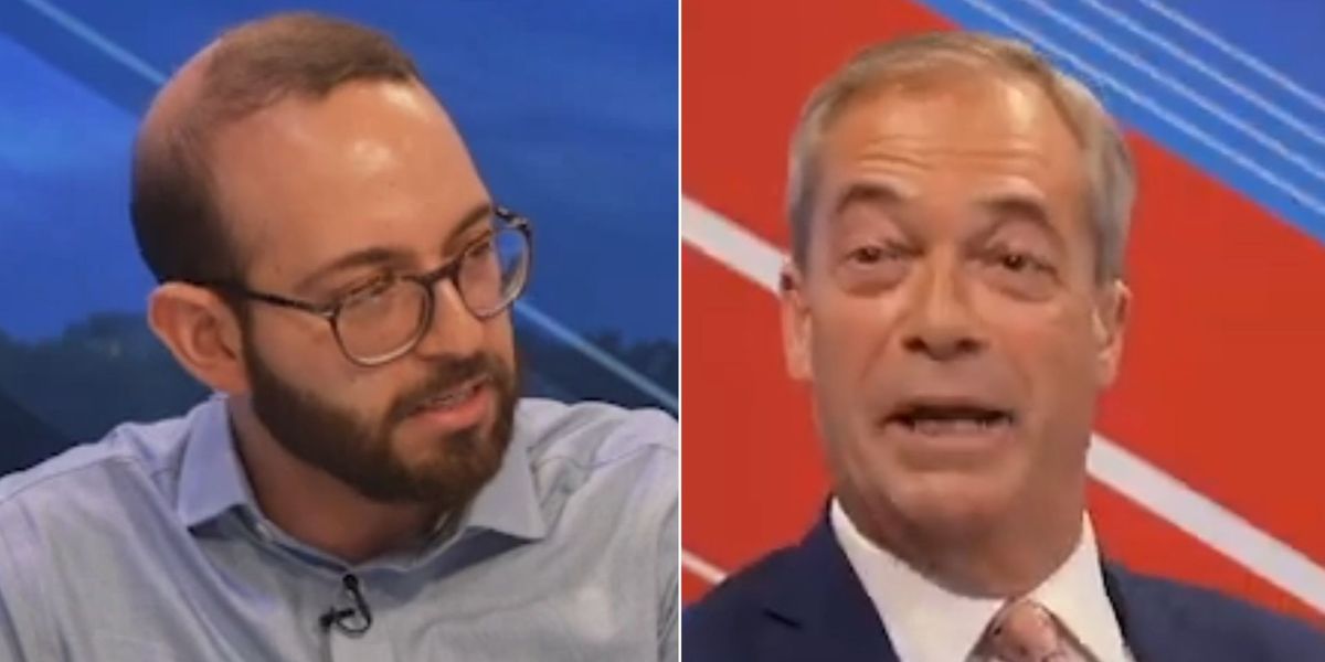 NextImg:'Don't BLAME the migrants for the government's fault!' Nigel Farage is HEATED CLASH with GB News guest