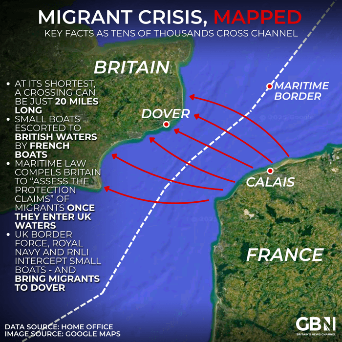 Migrant crisis, mapped graphic