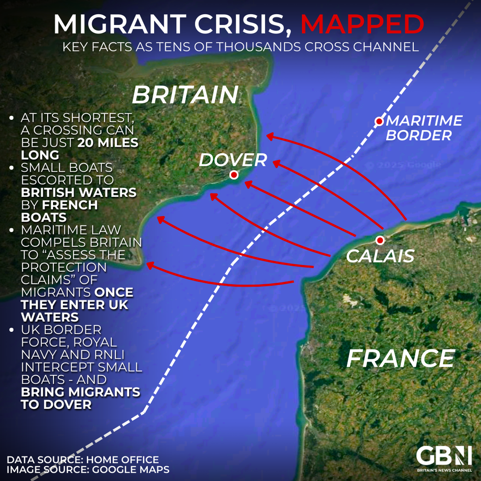 Migrant crisis, mapped graphic