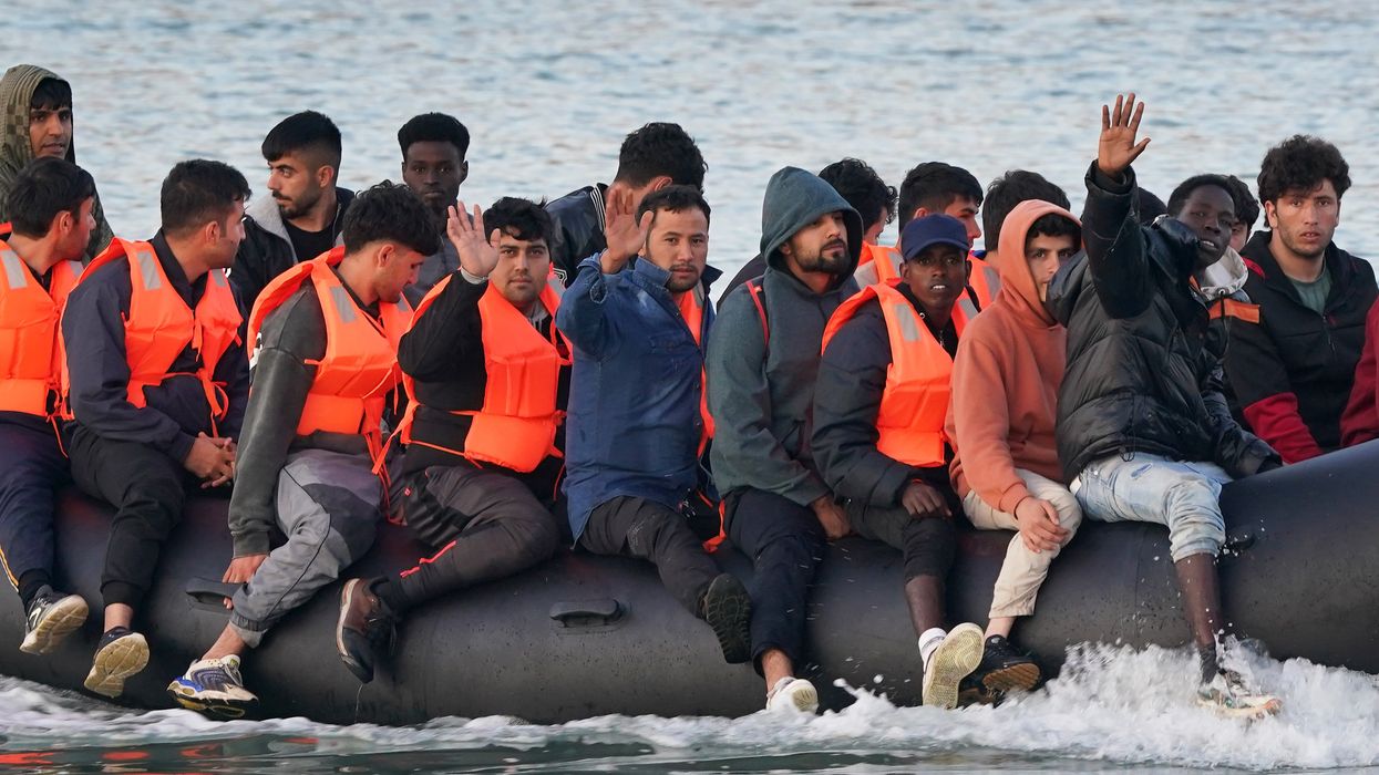 Migrant crisis: Two dead, dozens rescued after small boat sinks in Channel