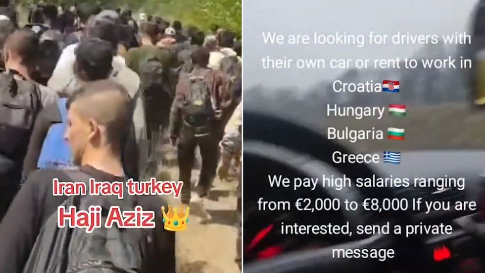 Migrant footage