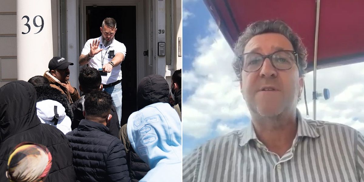 NextImg:Labour accused of 'massaging figures' as eye-watering number of migrants remain in hotels: 'Living on taxpayer expense!'