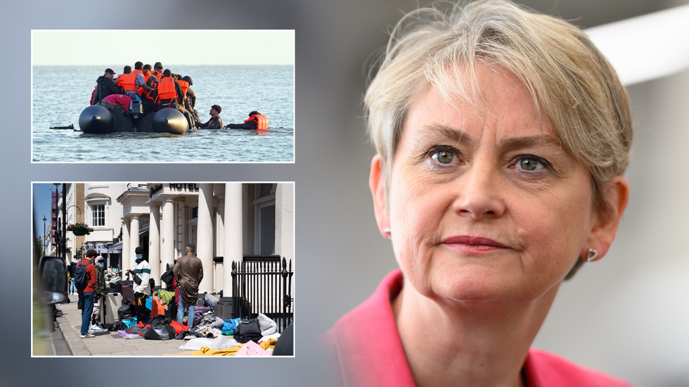 Migrant hotel in London/Yvette Cooper/Small boat migrants