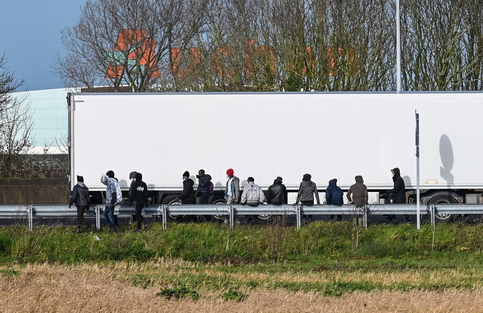 Migrant lorry