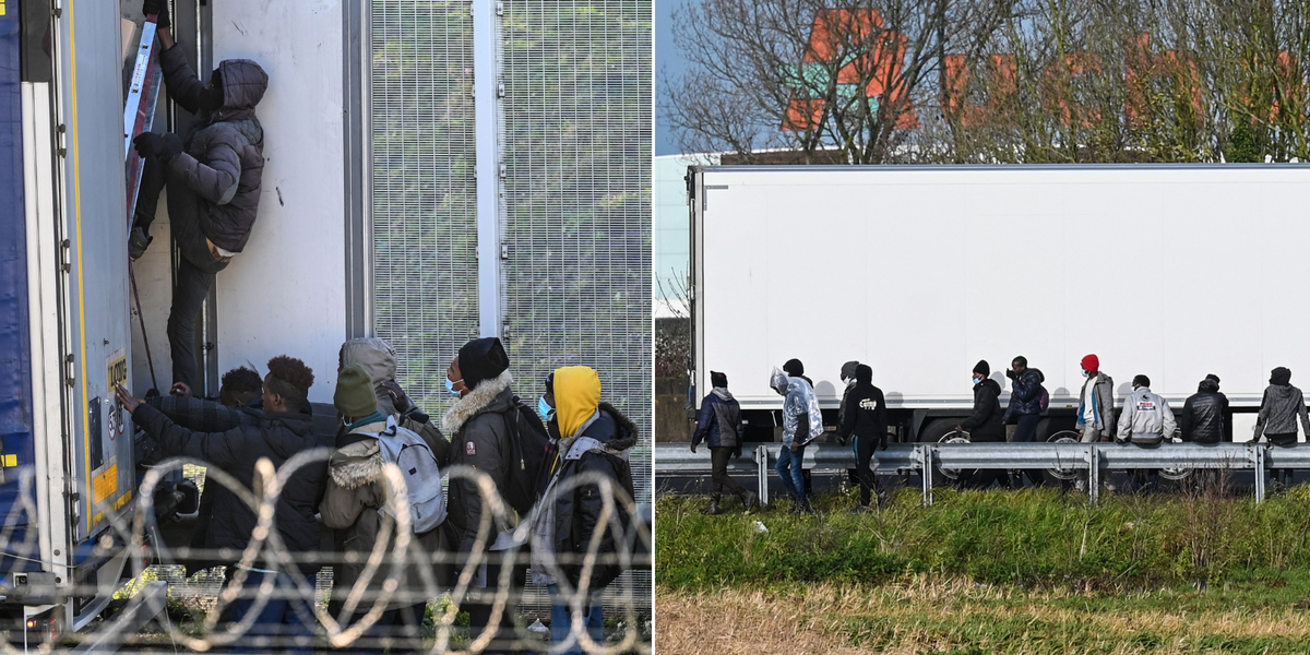 NextImg:Illegal migrants smuggling themselves to UK in lorries SURGES as criminals 'exploit' budget cuts to Border Force