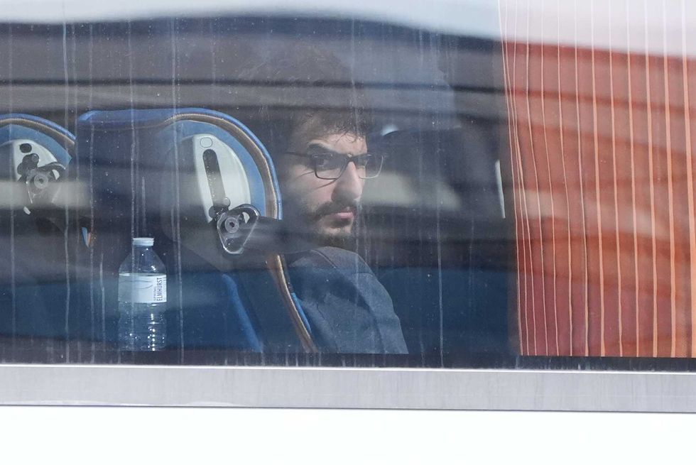 Migrant on a bus