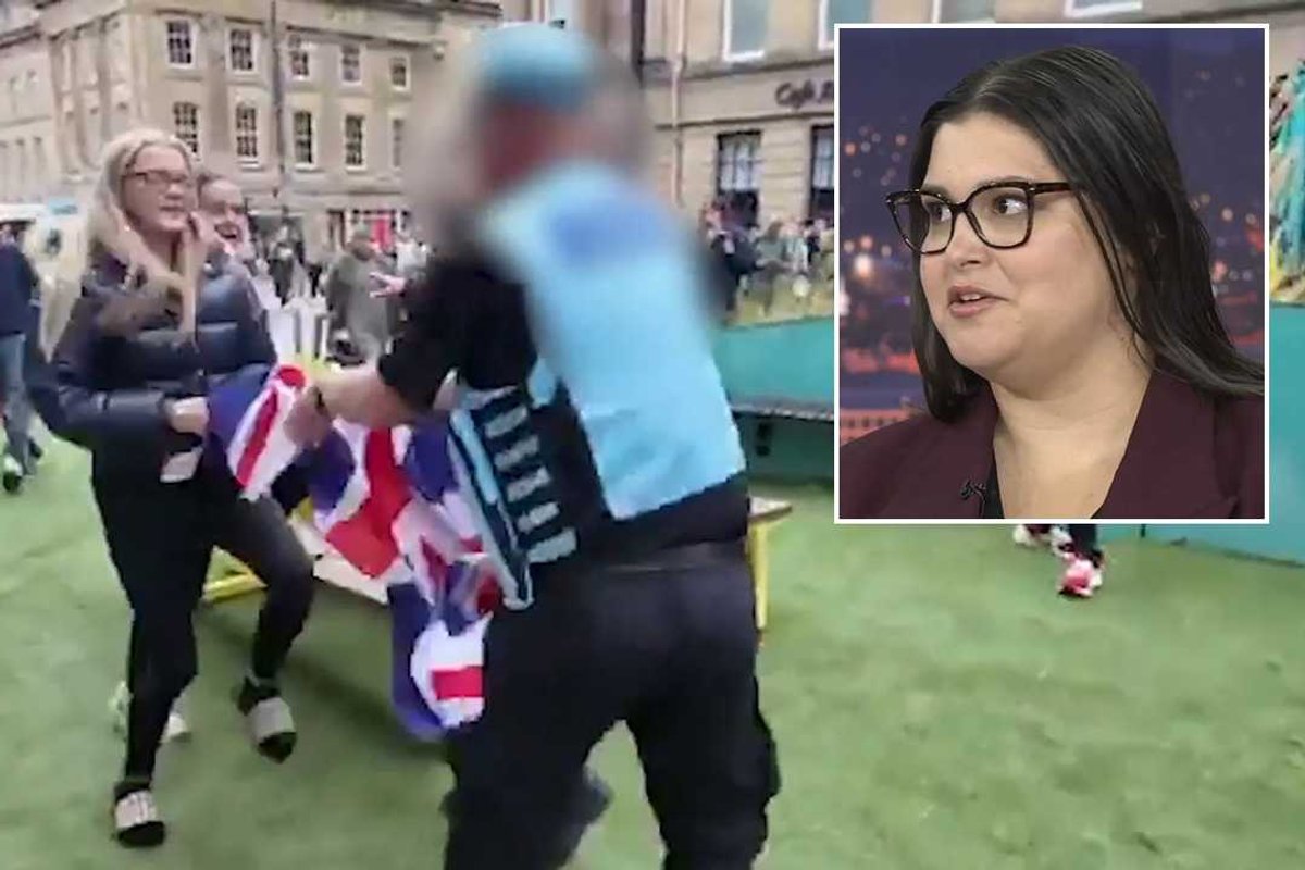 Migrant protest, Victoria Churchill