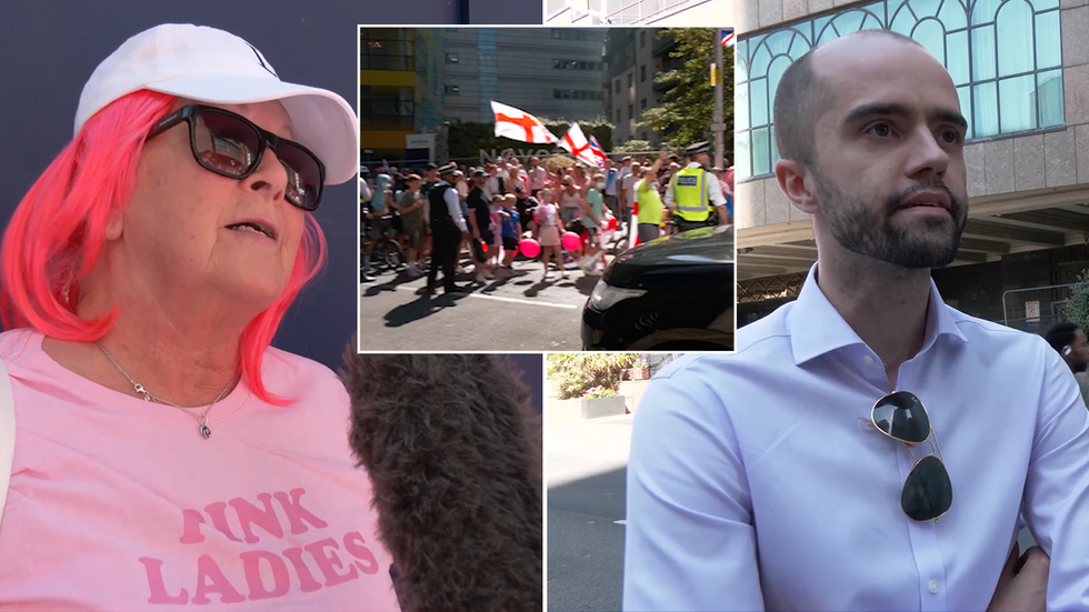 Migrant protesters