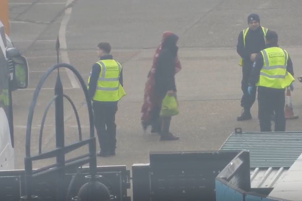 Migrants arrive at Dover