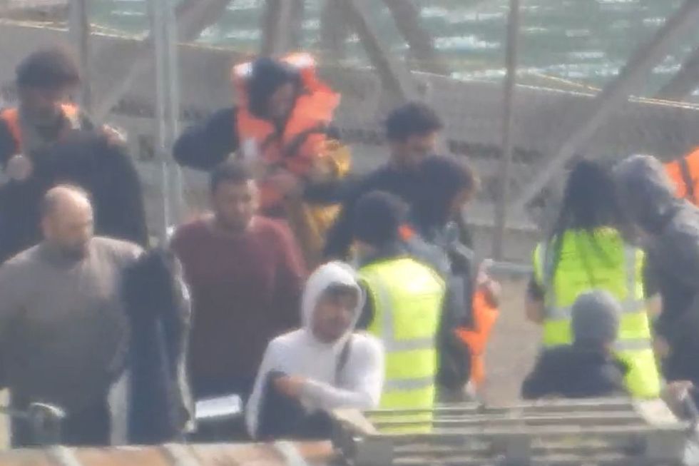 Migrants arriving in Dover over the past week