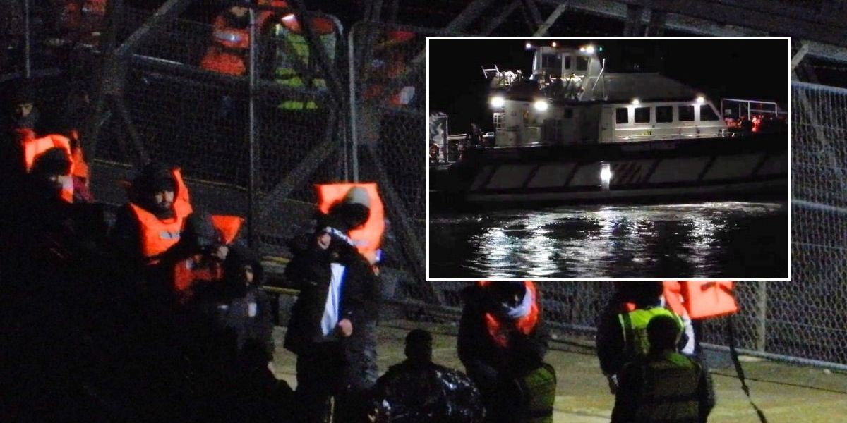 NextImg:First migrant boat of 2024 makes it to UK with around 50 asylum seekers counted off vessel