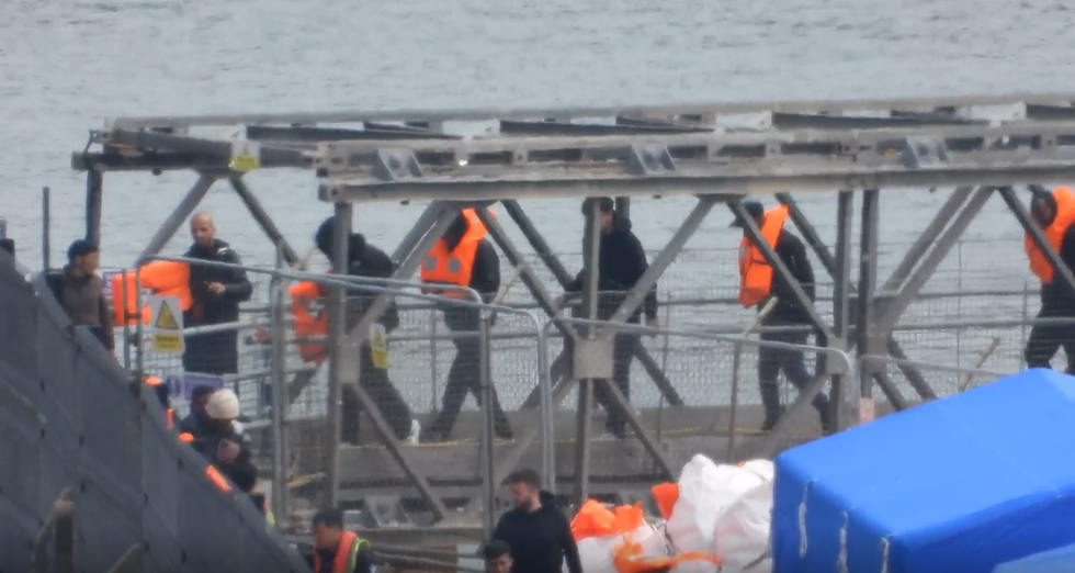 Migrants arriving in the UK today