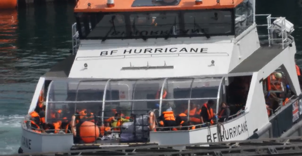 Migrants arriving in the UK today