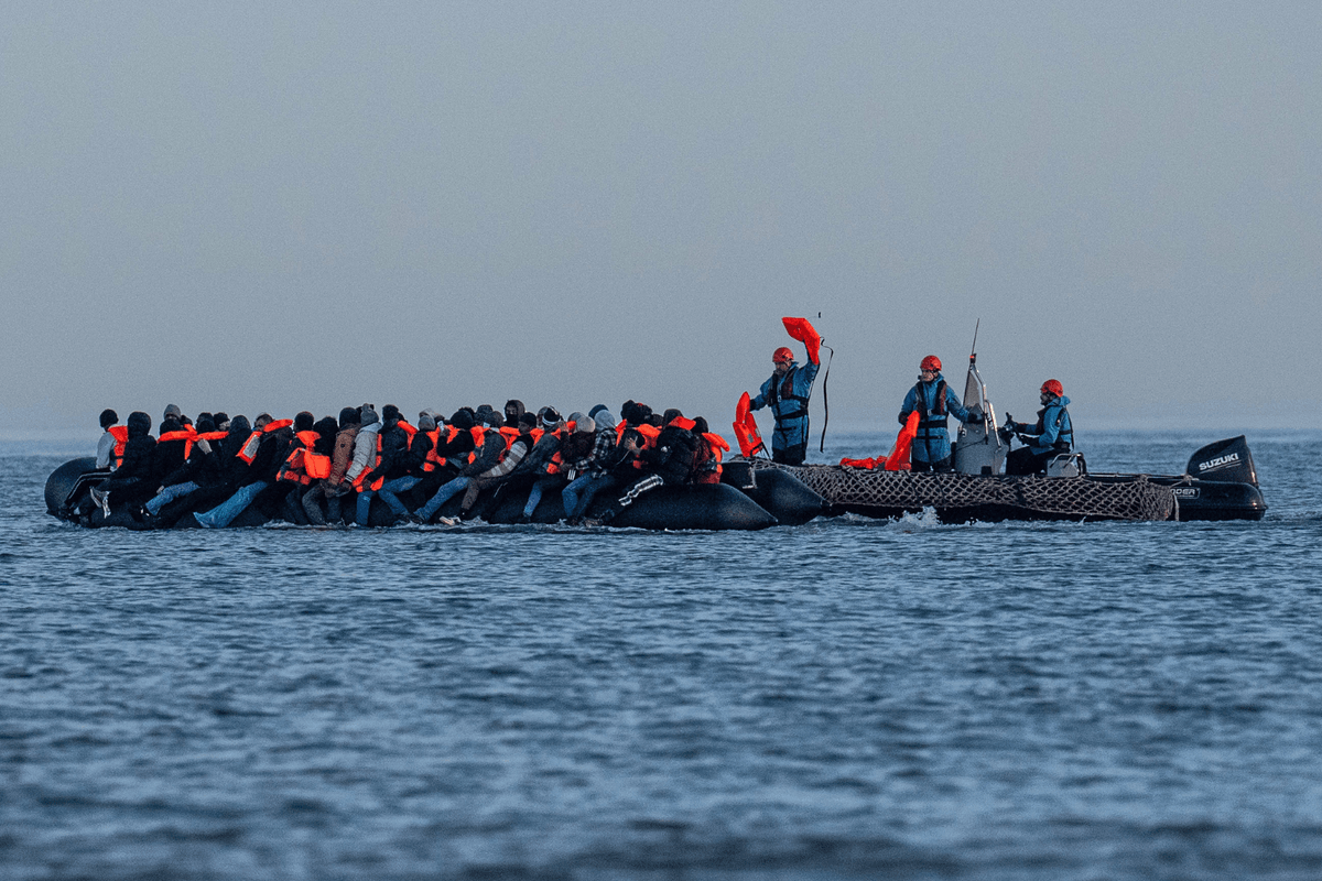 Migrants Attempt Channel Crossing In Small Boats