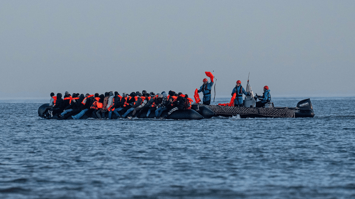 Migrants Attempt Channel Crossing In Small Boats