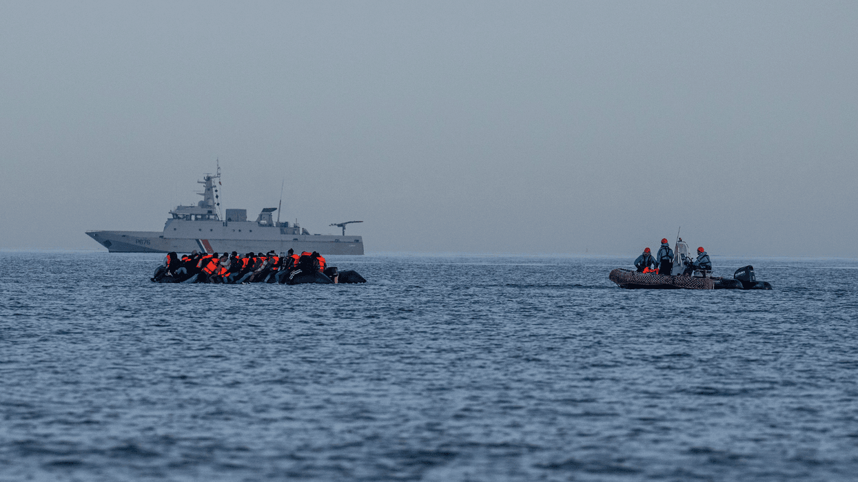 Migrants Attempt Channel Crossing In Small Boats