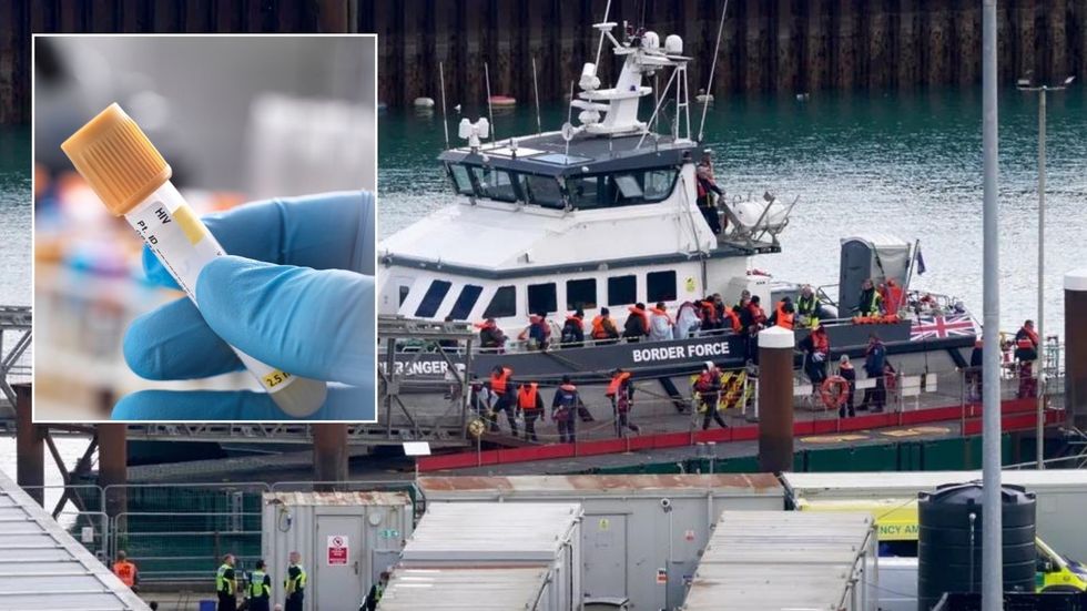 Migrants being rescued