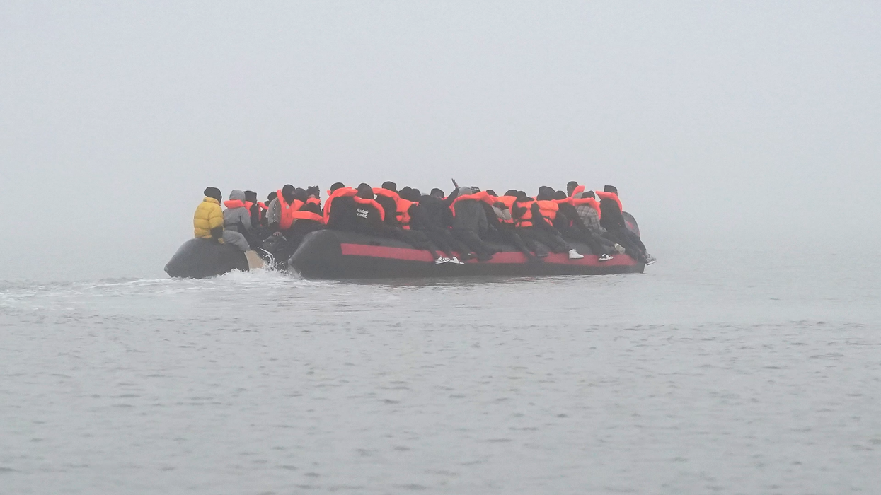 Migrants crossing Channel