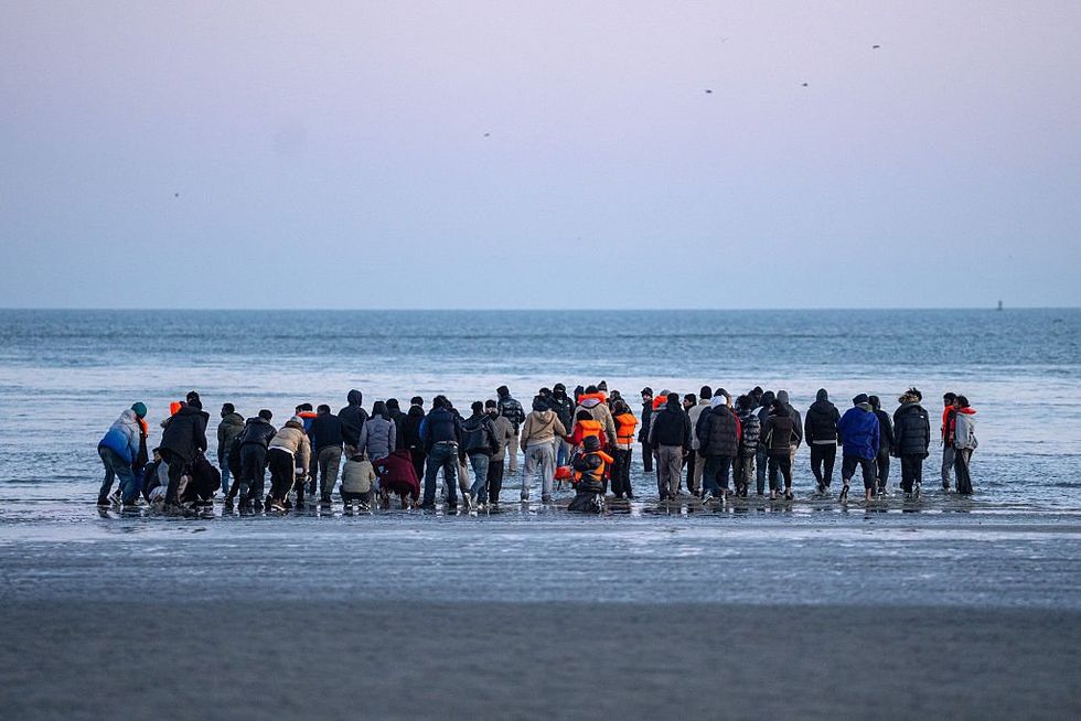 Migrants crossing on Channel