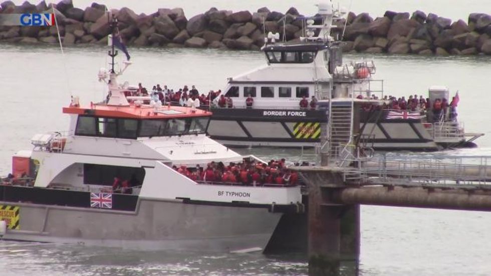 Small boat arrivals hit record level with largest number of migrant crossings on single day this year