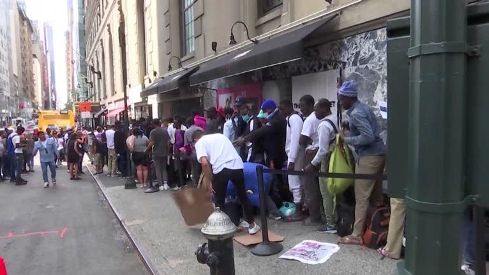 Migrants in New York