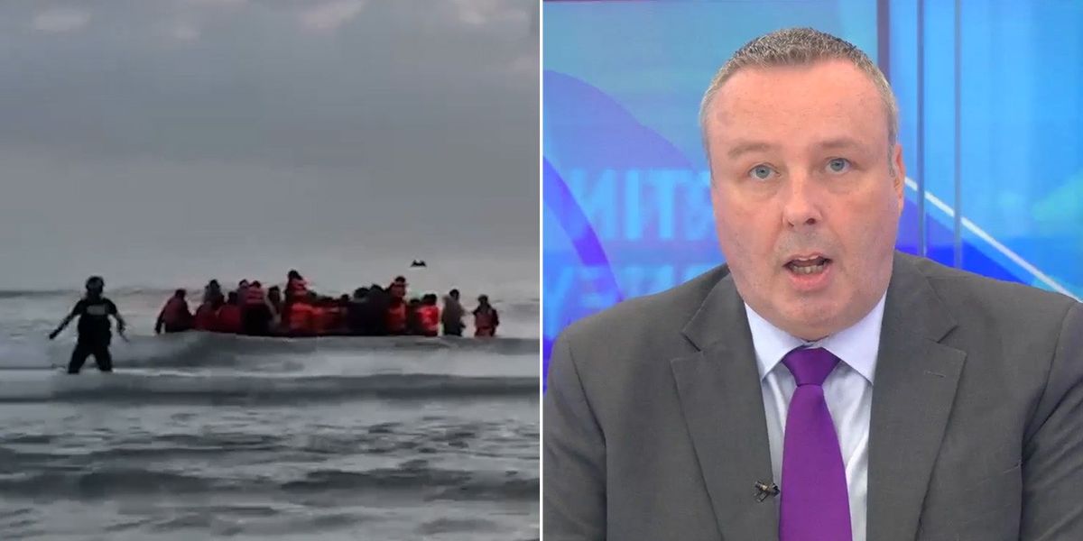 NextImg:‘Look at this!’ Mark White reacts as French police FINALLY try to stop small boats - but there’s a ‘big caveat’