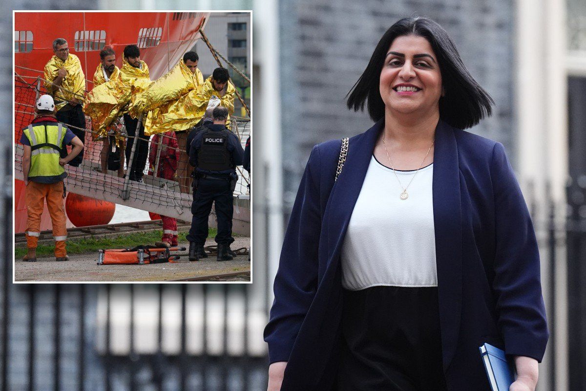 Migrants rescued by French police and Shabana Mahmood