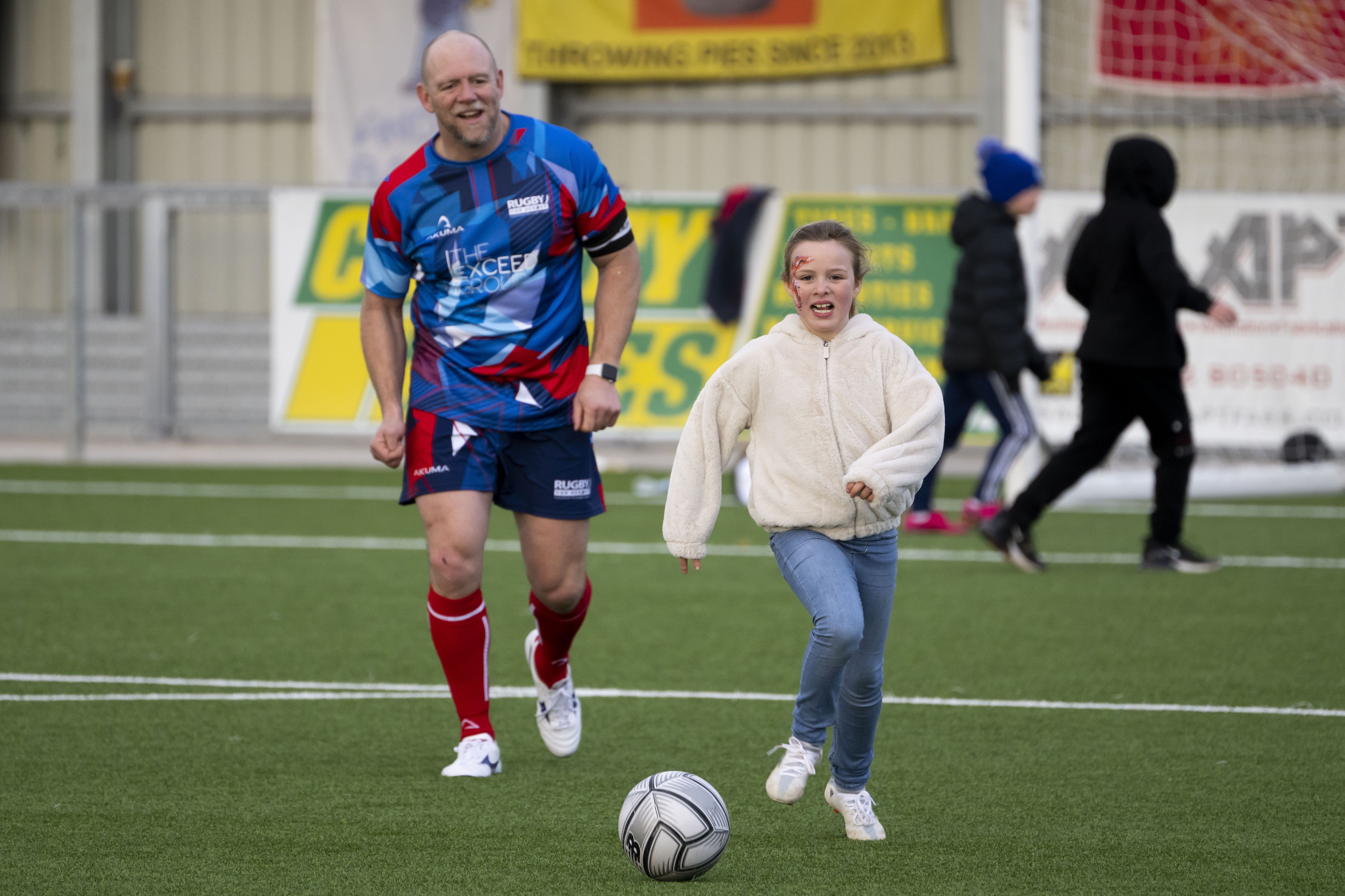Mike and Mia Tindall