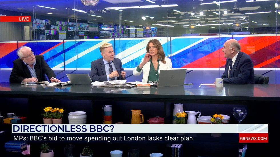 Mike Parry, Andrew Pierce, Bev Turner and Stephen Pound