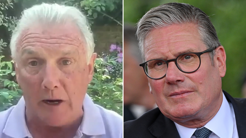 Mike Shearer and Keir Starmer